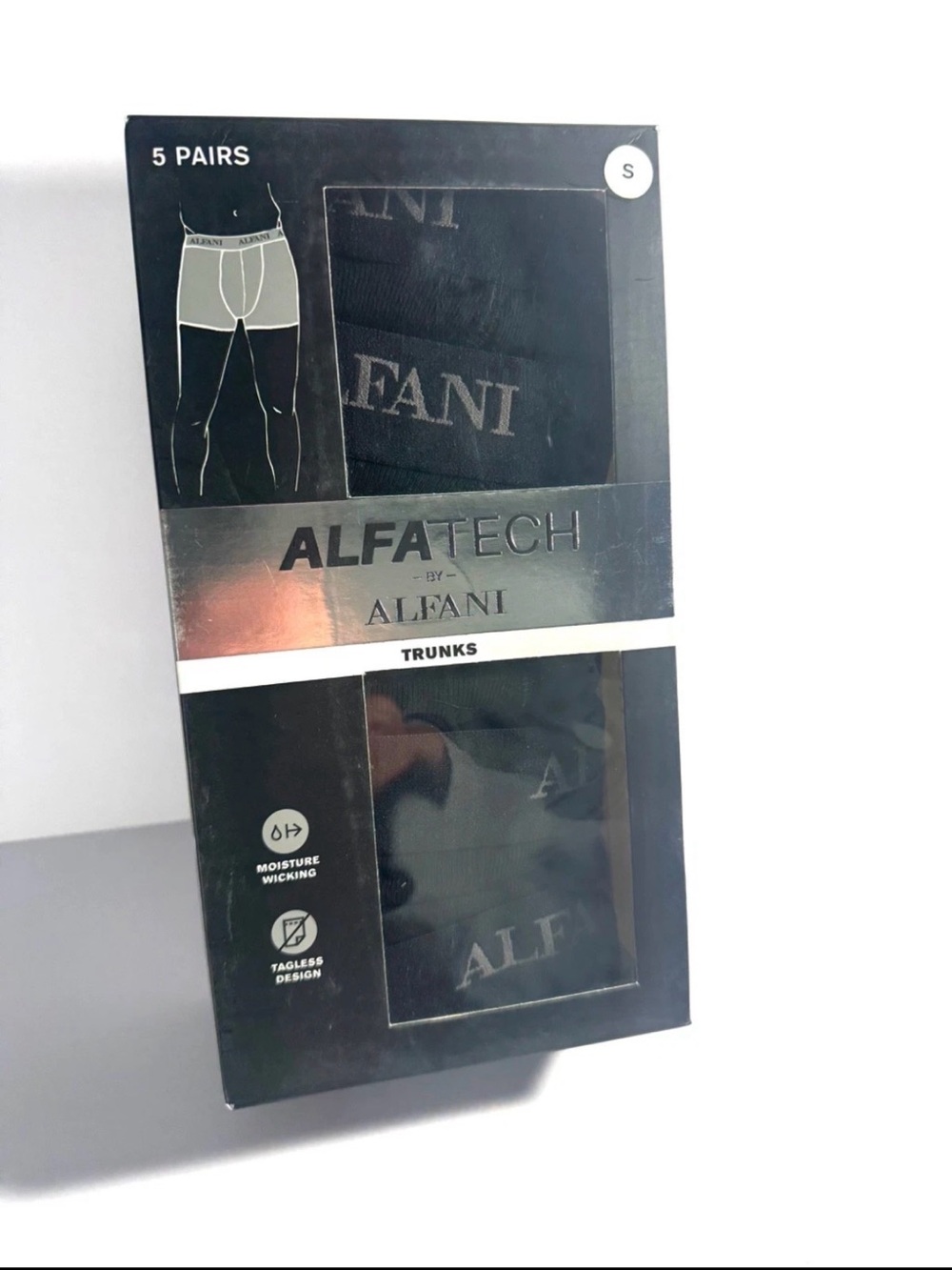 Alfani Black ALFA Tech Men's Trunks - 5 Pack